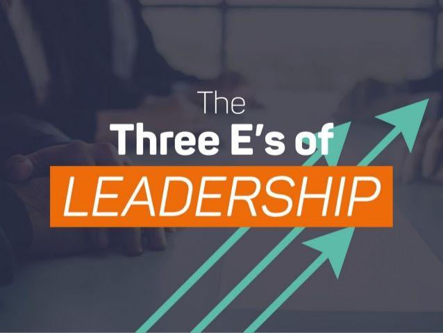 Three E Logo - The Three E's of Leadership