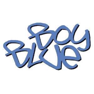 Gray and Blue Logo - Boy Blue - :::... | BLAK WHYTE GRAY