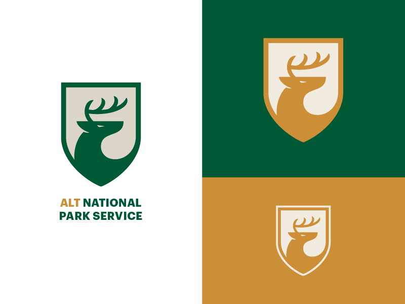 Us National Parks Logo - Alt National Park Service Logo by Jord Riekwel | Dribbble | Dribbble