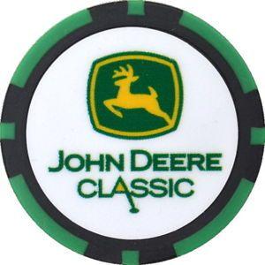 Green Ball Logo - JOHN DEERE CLASSIC (TPC Deere Run) Logo (Green/Black) POKER CHIP ...