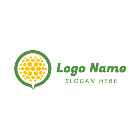 Green Ball Logo - Free Golf Logo Designs | DesignEvo Logo Maker