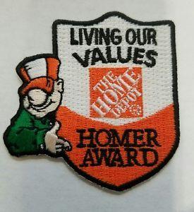 Home Depot Homer Logo - Home Depot Homer Award patch