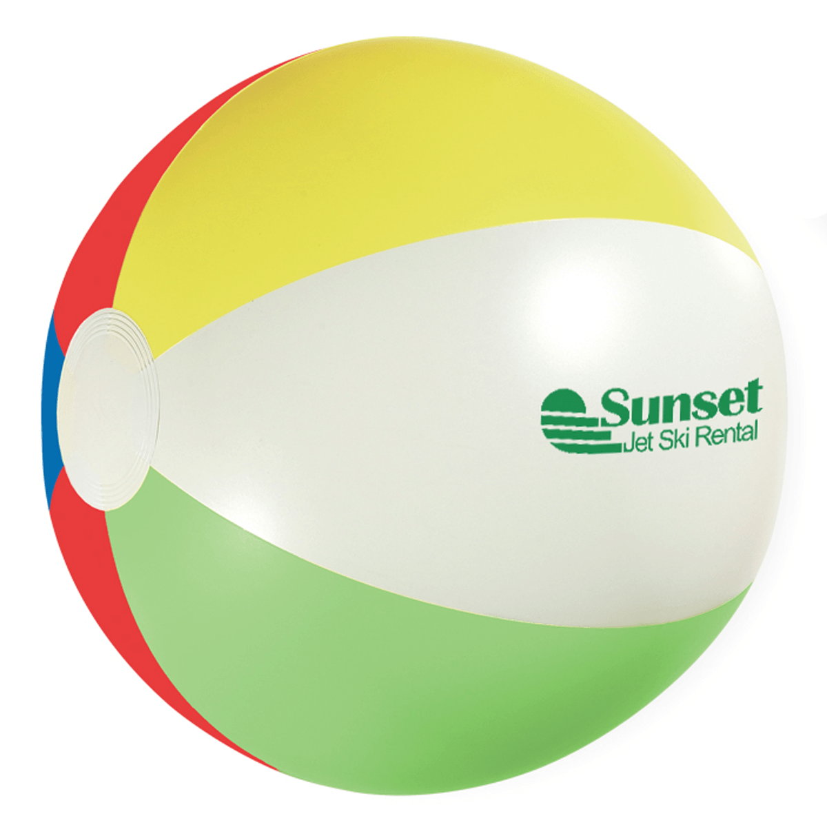 Beach Ball Logo - Personalized Beach Ball | Custom Beach Ball | Mines Press