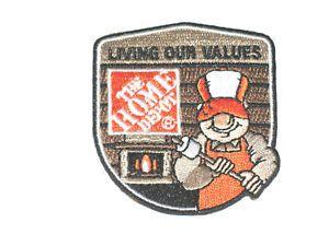 Home Depot Homer Logo - Home Depot- Homer Living Our Values Award Patch | eBay