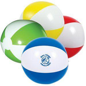 Beach Ball Logo - Custom Beach Balls