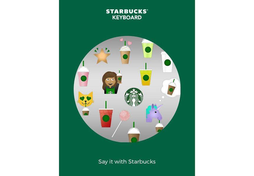 Emoji Brand Green Logo - brandchannel: Brand News: Starbucks Emoji, Charter, Mitsubishi and More