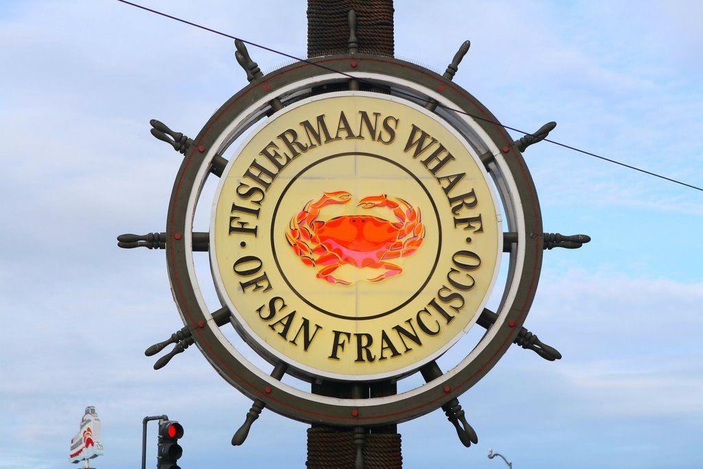 The Wharf Logo - Official Logo of Fisherman's Wharf of San Francisco | Mapio.net