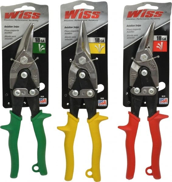 Wiss Tools Logo - Wiss Red Straight Snip | MSCDirect.com