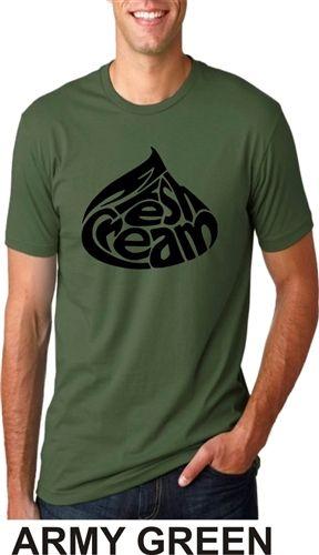 Cream Band Logo - Cream T-shirt - 60's Psychedelic, 'Fresh Cream' Band Logo, All Sizes ...