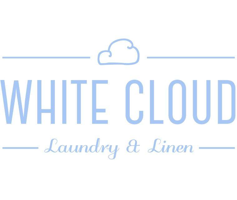 White Cloud Logo - White Cloud Laundry & Linen Logo Design