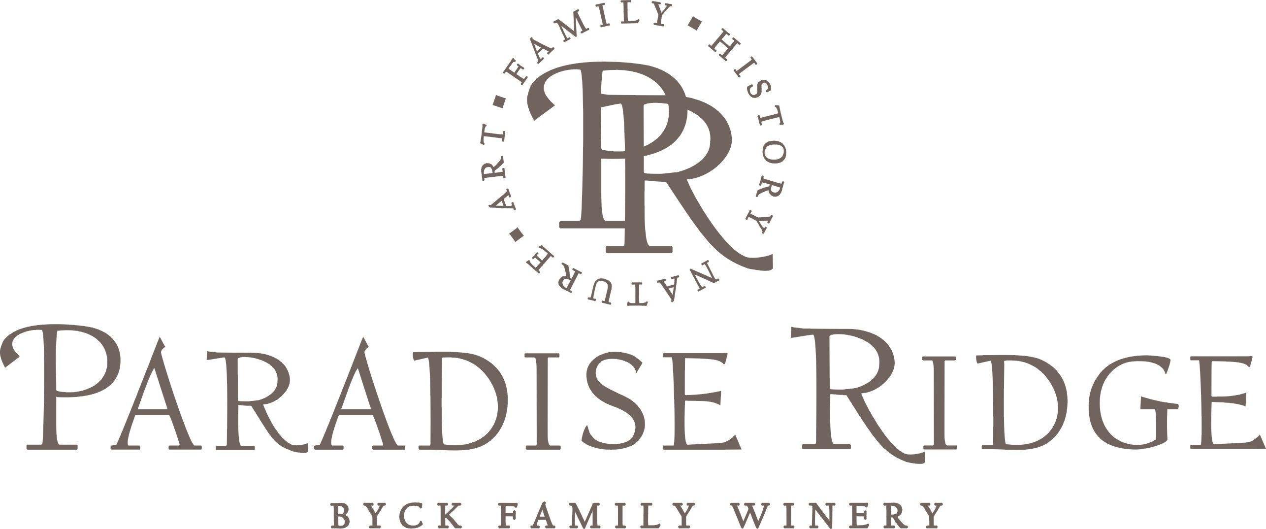 Paradise Ridge Logo - Paradise Ridge Winery - Kenwood Location - Wine Road