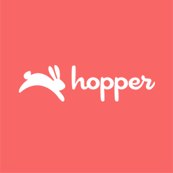Hopper Logo - Snapchat Ads. Hopper used radius targeting to boost high quality