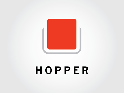 Hopper Logo - Hopper Logo by Zoë Scharf - Dribbble
