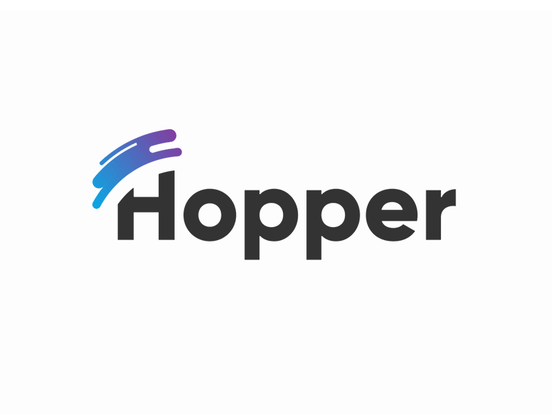 Hopper Logo - Hopper - Personalised Video System by Alfie Dawes | Dribbble | Dribbble