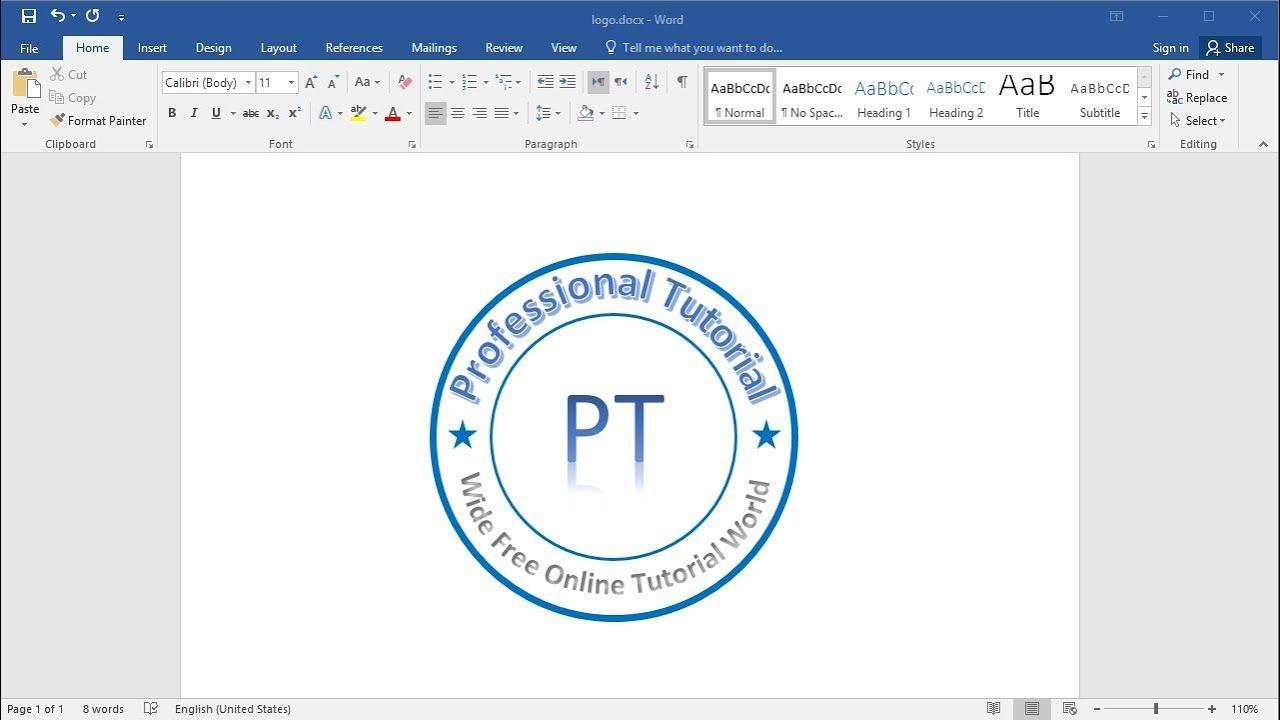 Word Circle Logo LogoDix