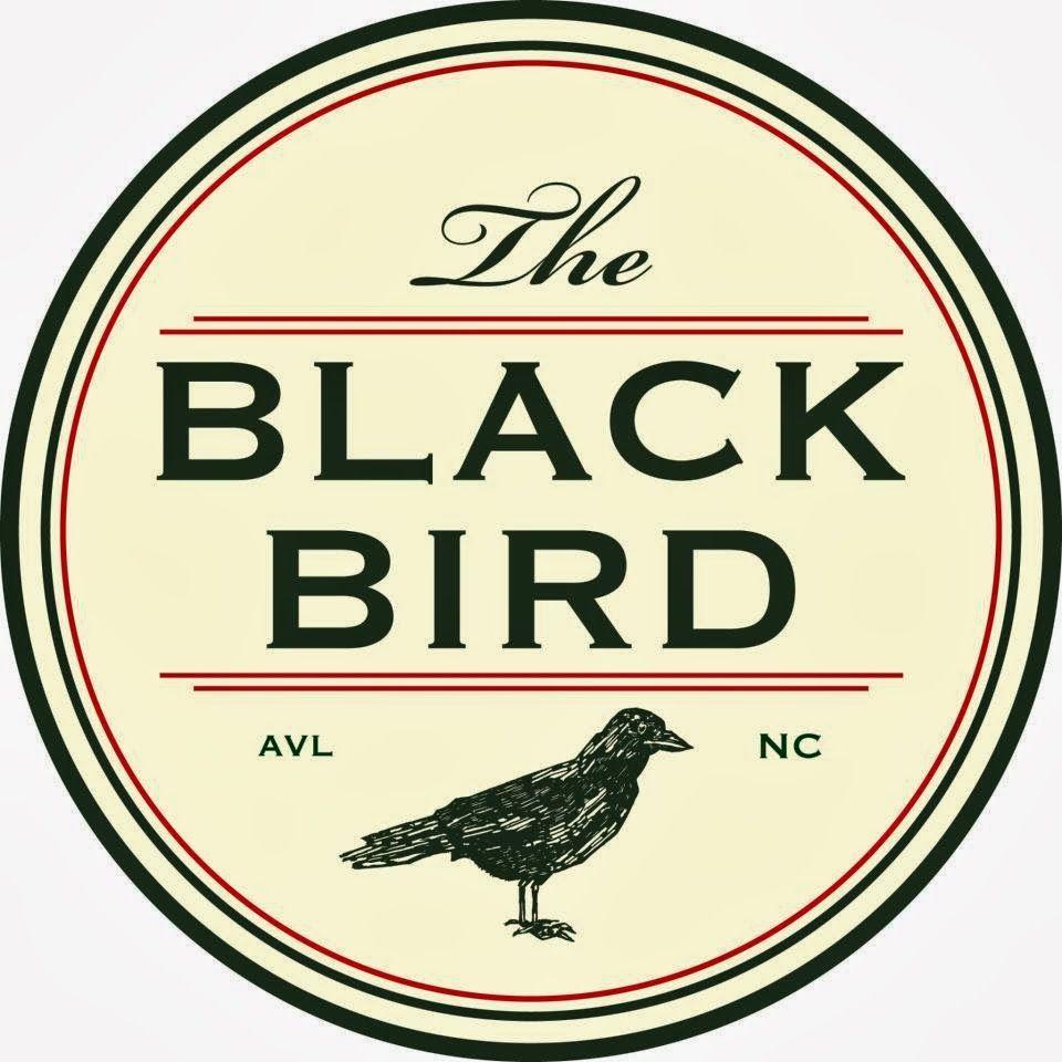 Black Bird in Circle Logo - Blackbird logo | Asheville Food Tours