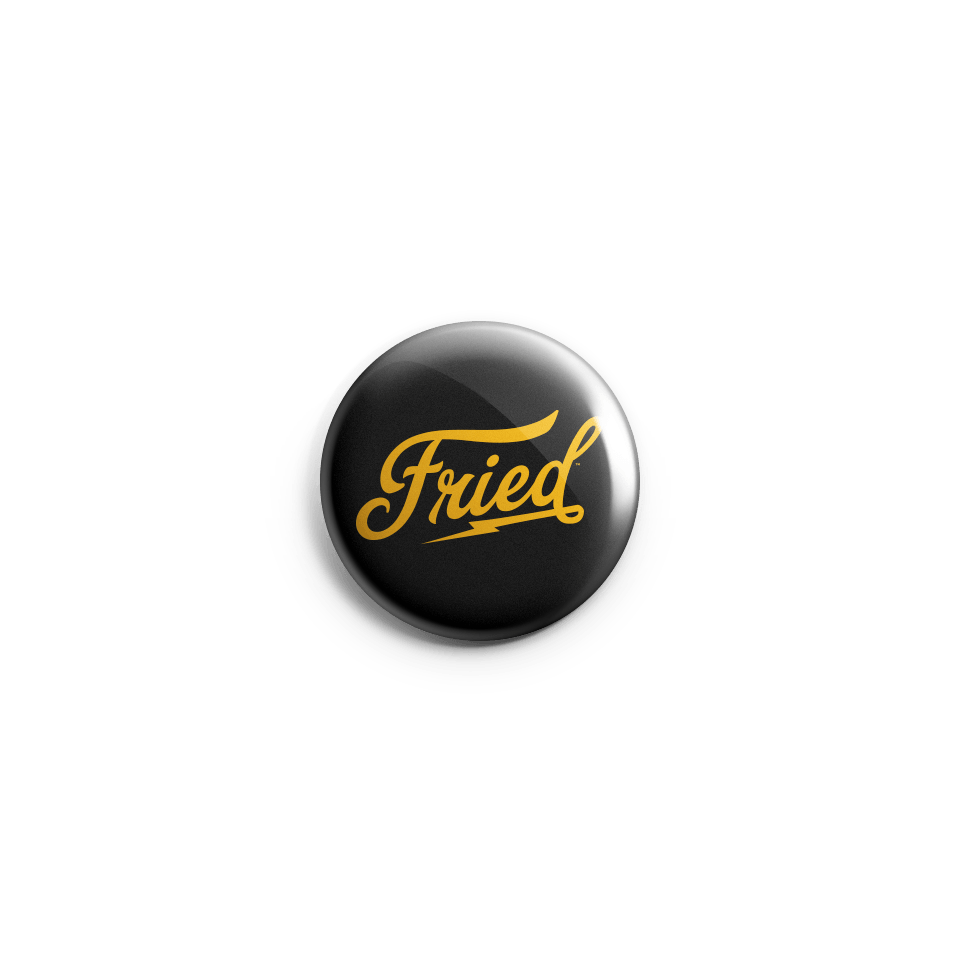 Pin Company Logo - FRIED DESIGN COMPANY BOLT LOGO PIN