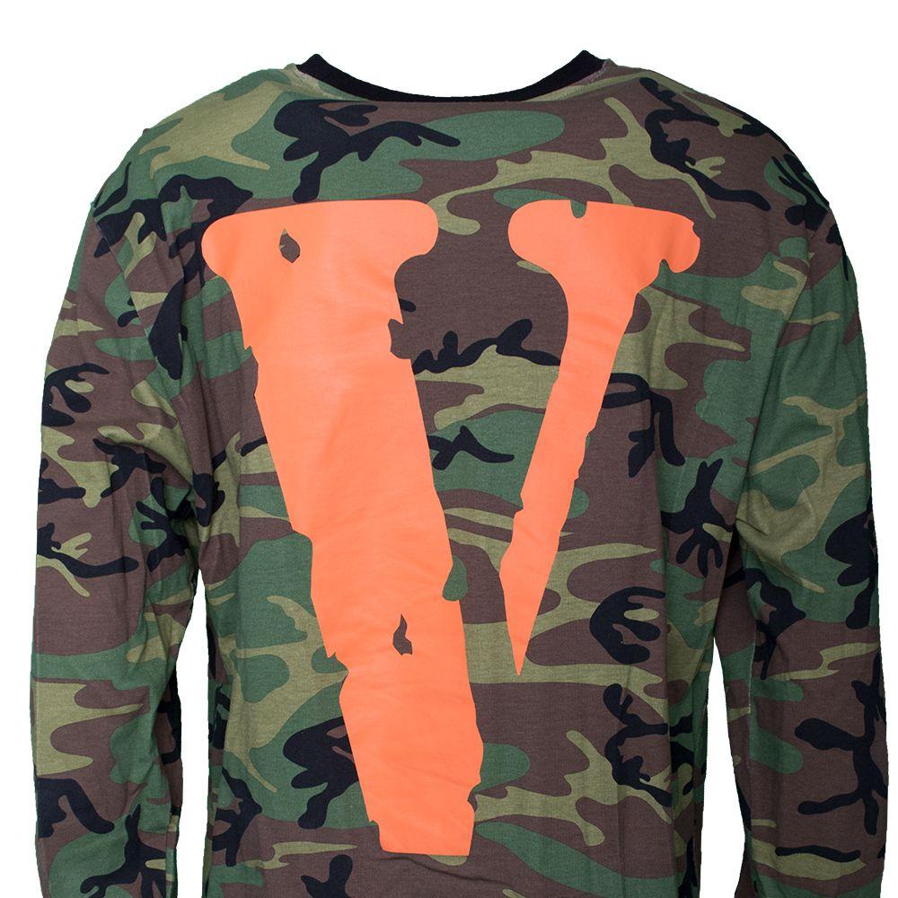 Camo Vlone Logo - VLONE Camo L/S Tee | BOOM STORE