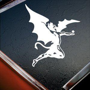 Black Sabbath Devil Logo - Black Sabbath White Devil Ozzy White Silhouette Car Window Vinyl ...