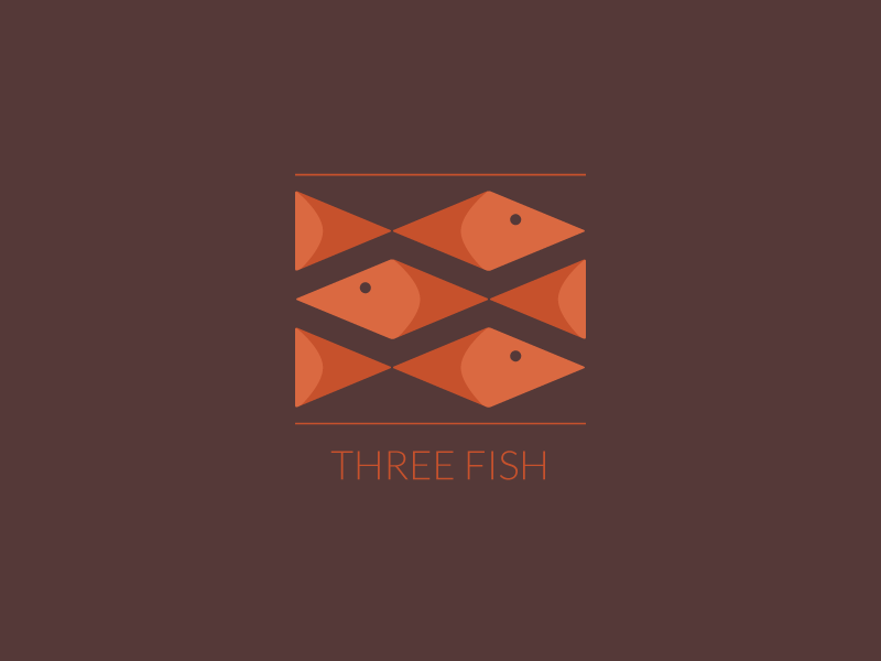 Three Orange Logo - Three Fish - 100 Logos // 100 Days - #25 by Ryan Keairns | Dribbble ...
