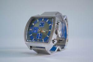 Blue Square Shaped Logo - Paul Smith Blue Square Shaped Watch W/ Black Case