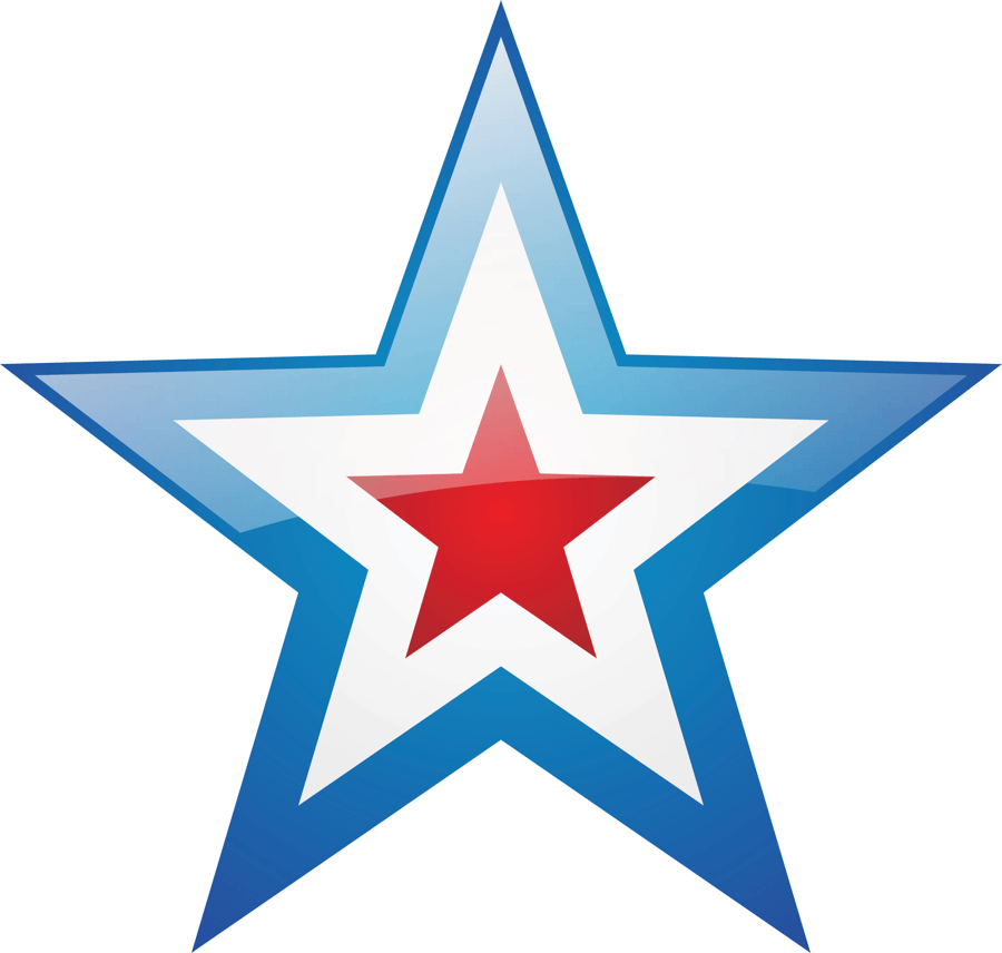 Red and Blue Star Logo - Red White And Blue Star PNG Transparent Red White And Blue Star.PNG ...