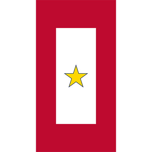 Red and Blue Star Logo - Recognizing Service: Gold Star and Blue Star Families