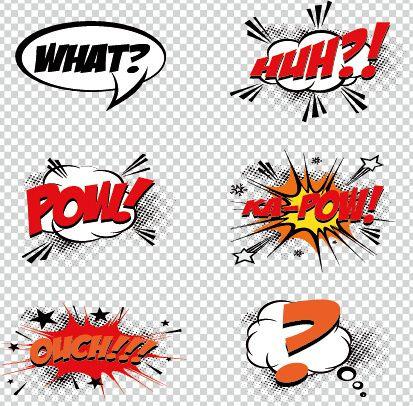 Comics Logo - Art objects comics logos vector Free vector in Encapsulated ...