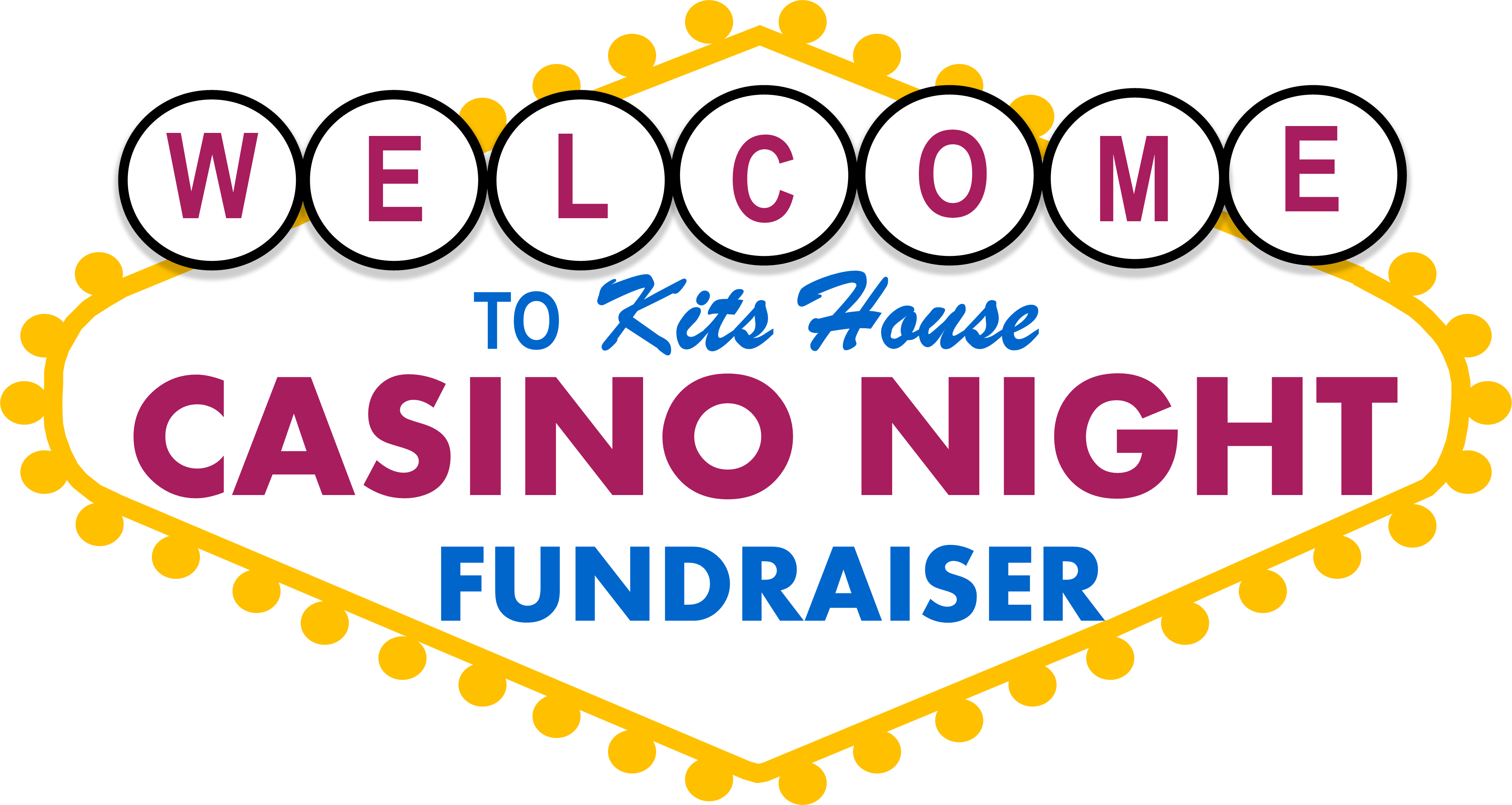 Pink Night Logo - Casino Night Logo | Kitsilano Neighbourhood House