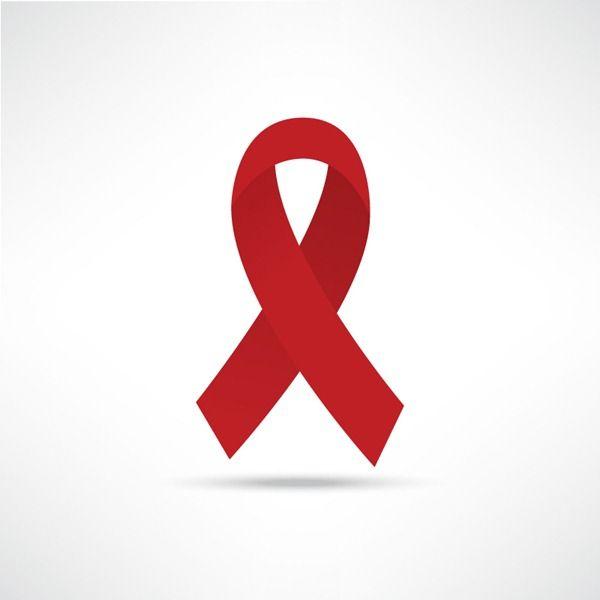 Aids Ribbon Logo - AIDS red ribbon logo design vector graphics. My Free Photohop World