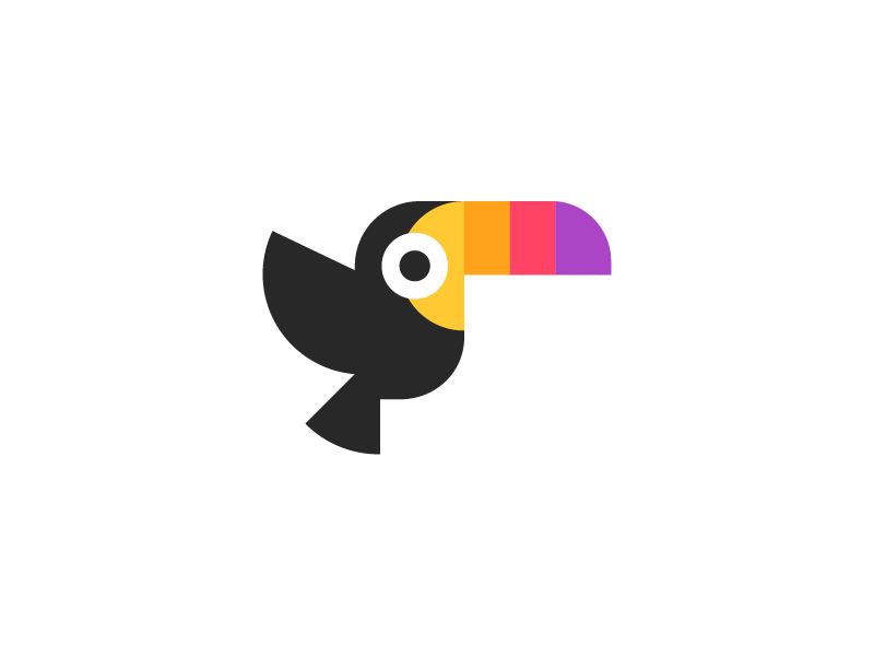 Toucan Logo - Toucan / logo design by Deividas Bielskis | Dribbble | Dribbble