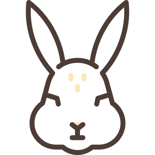 Rabbit Head Logo - rabbit | Carrera Solar Atacama