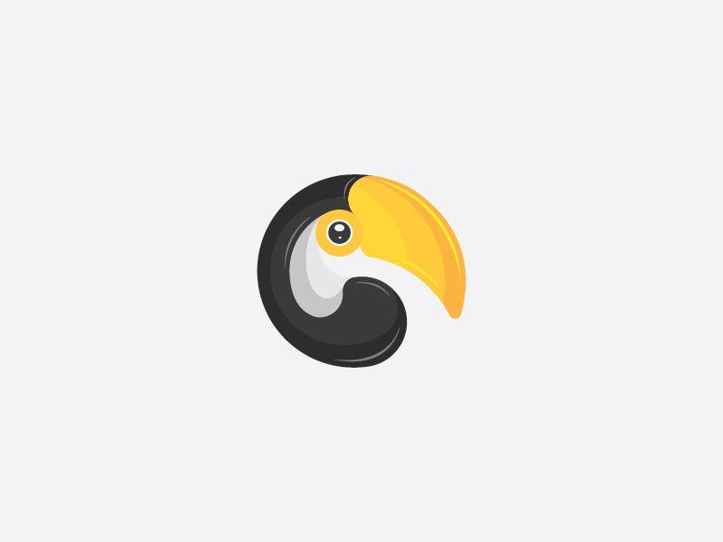Toucan Logo - First Toucan logo by Serbaneka Creative | Dribbble | Dribbble