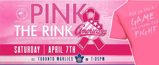 Pink Night Logo - ANNUAL PINK THE RINK NIGHT SET FOR APRIL 7