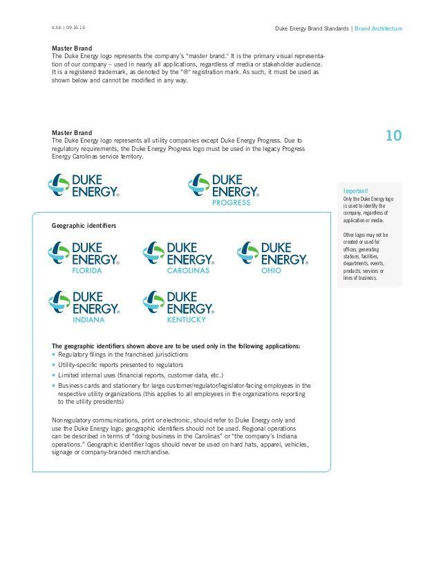 Duke Energy Logo - Duke Energy Brand Standards Manual