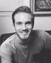 PewDiePie Black and White Logo - PewDiePie (Author of This Book Loves You)