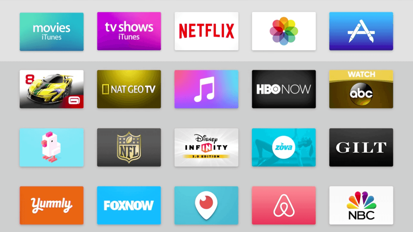 App TV Commercial Logo - New Apple TV ads highlight 'the future of television': apps