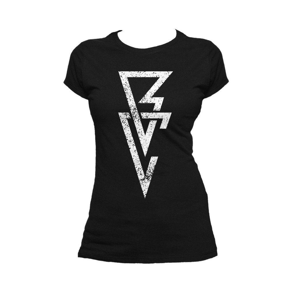 White and Black Triangle Logo - WWE Finn Balor Logo Triangle Official Women's T-shirt (Black ...