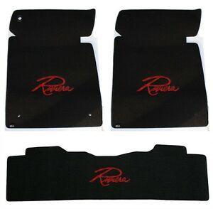 Red Buick Logo - NEW! 1966-1970 Black Front Floor mats Buick Riviera embroidered logo ...