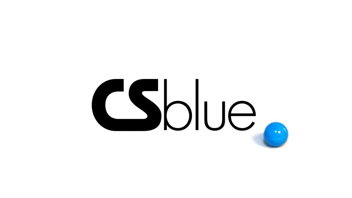 Blue Corporate Logo - K Birnholz Creative. CS Blue corporate identity