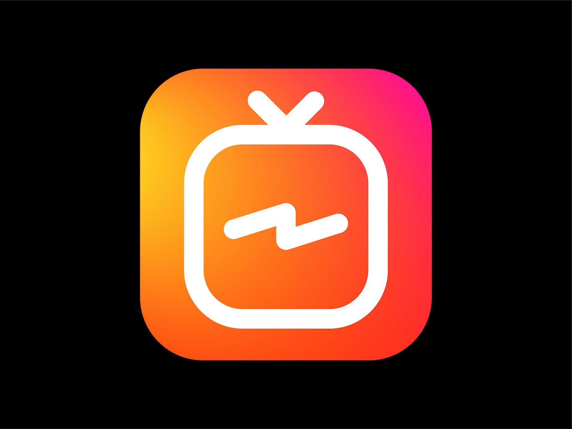 App TV Commercial Logo - Free “Instagram TV” Vector Logo Set