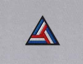 White with Red Shape Logo - I need a logo in the shape of a pyramid in the color of the flag of ...