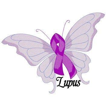 Lupus Butterfly Logo - Lupus Butterfly Embroidery Design