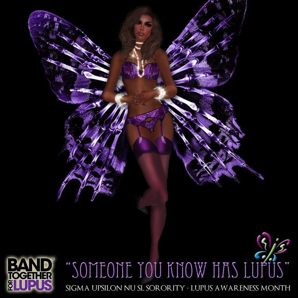 Lupus Butterfly Logo - Lupus Butterfly Picture Fundraiser. Sigma Upsilon Nu, SL Sorority