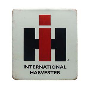 Case IH Logo - International Harvester Case IH Logo Die-cut Embossed Tin Sign ORB ...