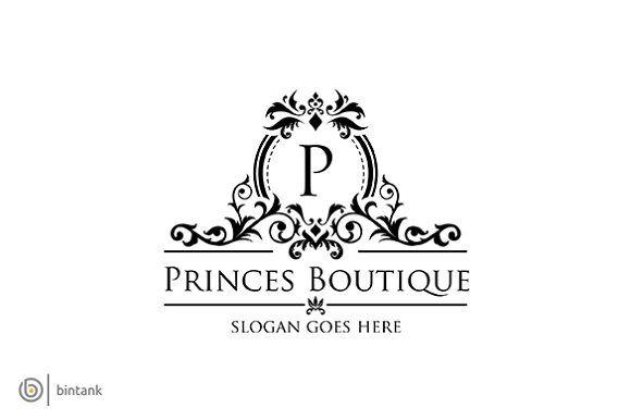 Boutique Logo - Luxury Logo - Princes Boutique ~ Logo Templates ~ Creative Market
