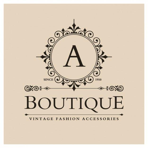 Boutique Logo - Vintage boutique logo Vector | Free Download