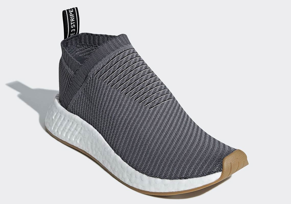 C S 2 Back to Back Logo - adidas NMD CS2 Grey + Gum D96742 Release Info