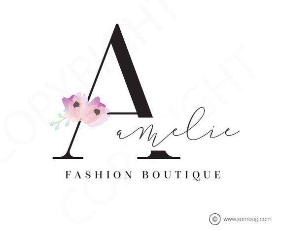 Boutique Logo - Fashion Boutique Logo Photography Lifestyle Logo Premade Logo
