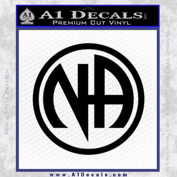 Single Circle Logo - NA Narcotics Anonymous Single Circle D1 Decal Sticker » A1 Decals